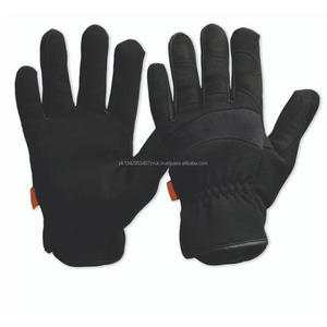 Guantes de seguridad de aparejo de cuero de vaca antideslizantes OEM Guante de jardinería de doble palma cómodo para unisex - Product Image 1
