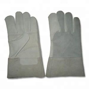 2024 guantes de trabajo de cuero profesional de alta calidad guantes de cuero de vaca de seguridad de rutina diaria de Pakistán - Product Image 1