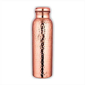 Bouteille d'eau martelée en cuivre de haute qualité pour boire directement et faire bouillir Ayurveda sain - Product Image 5