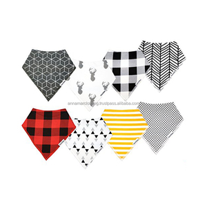 Wholesale Price Custom Design Babies and Toddler Organic Cotton 100% Bamboo Rayon Digital Printed Bandana Bibs - Product Image 1