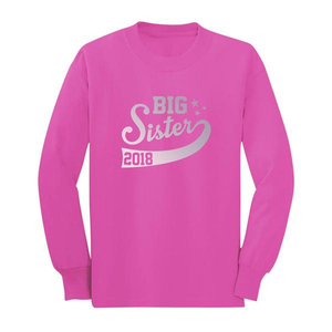 100% coton enfants à manches longues T-shirt unisexe bébé été T-shirt avec logo personnalisé sur le devant des vêtements solides - Product Image 6