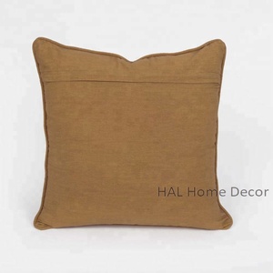 Couch Decorative Custom Design Indian Hand Embroidery Cushion Cover, Designer Indian Wholesale Throw <b>Pillow</b> <b>Cases</b> - Product Image 5