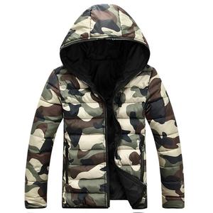 Chaqueta acolchada con letras unisex, abrigo de invierno de talla grande con logotipo impreso, estilo camafeo, acolchado con burbujas, transpirable y cómodo para hombre - Product Image 1