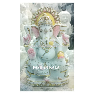 Statue en marbre blanc, 1 pièce, fait à la main, la plus belle qualité, pour vénération et décoration de la maison, vente en gros - Product Image 1