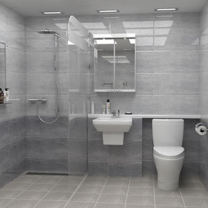 JUEGO DE AZULEJO INTERIOR DE CERÁMICA DE LUJO PARA PAREDES DE BAÑO, apartamento, Villa, Hotel, antideslizante y resistente al desgaste - Product Image 1