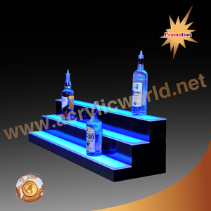 Étagère à vin en acrylique led, pièces, présentoir à bouteilles de vin, éclairage - Product Image 6