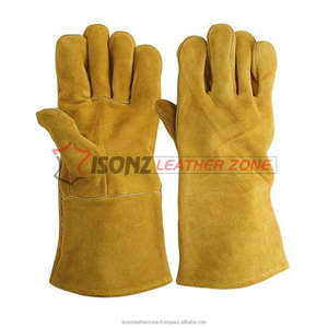 Gants de soudure en daim résistant à la chaleur de qualité supérieure, coupe extrême, gants de sécurité du fabricant pour le travail - Product Image 1
