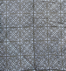 Tela de Algodón Ecológica con Estampado en Bloque por Yarda, para Prendas, Bolsos y Accesorios de Ropa de Cama, Rediseño de Tela Cruda Multiusos - Product Image 3