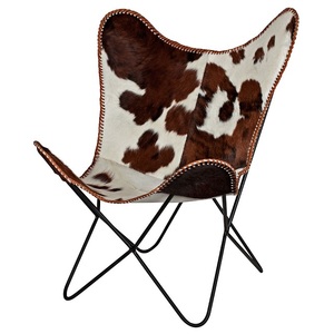 Silla Industrial de hierro y cuero de estilo Simple - Product Image 6