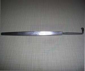 Aiguille de ligature Kronecker en acier inoxydable, instruments de suture chirurgicale médicale Deschamps - Product Image 6