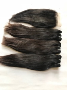 Extension de cheveux bruts naturels indiens — ali queen, cheveux vierges, sans traitement, cheveux bruts - Product Image 4