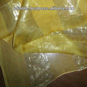 Lightweight Silk Lurex Shiny <b>Scarf</b> for Spring Square Style - Product Image 2