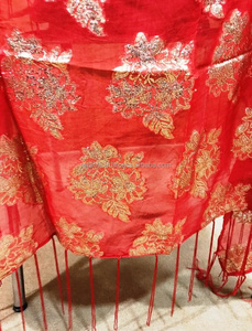 Bufanda de iglesia de brocado suave, con flecos para la comunidad rusa - Product Image 4