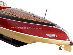 STANCRAFT TORPEDO <b>WOODEN</b> MODEL BOAT-European Style Painted Handicraft Business <b>Gift</b> - Product Image 3