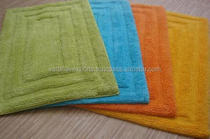 Tapis de bain en coton rectangulaire-Réversible antidérapant épais pour la maison et l'hôtel Exportateur - Product Image 4