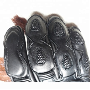Guantes de Cuero Genuino KEVEN Impex, Transpirables, Impermeables, Compatibles con Pantalla Táctil, Cierre de Gancho y Bucle, Protección UV, para Carreras - Product Image 3