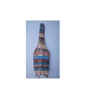 Recycled Cotton Ethnic Indian <b>Bag</b> with Patch Work Indian Handicrafts Use for Women and Girls - Product Image 4