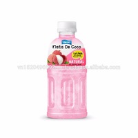 Private Label 320ml Perzikensapfles Kokosnootsmaak Puree Nata De Coco Gesteriliseerd Gezond 100% Zuiver HACCP/ISO Goed Mengen