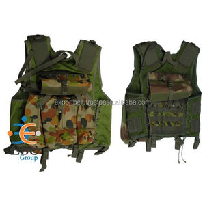 Gilet Tactique OEM en Gros Noir Vert Olive Logo Personnalisé Tailles Variées Porte-Munitions Cordura 800 Deniers Boucles Incassables Marque EBC PK - Product Image 5