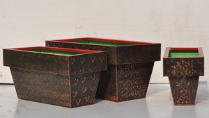 Jardinière design moderne pour l'intérieur et l'extérieur de la maison Jardinière de décoration pour le bureau, l'hôtel et le restaurant les villas Pots de fleurs décoratifs - Product Image 2