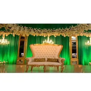 Bollywood estilo sofá de casamento noiva, sentado para mehendi função indiana cerimônia de casamento fabricante móveis
