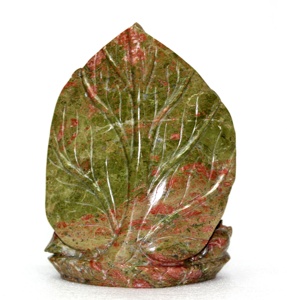 Statue de Ganesha artisanale de haute qualité, sculpture en pierre précieuse naturelle d'unakite, figurine de style religieux, gravure, hauteur de 6 pouces, personnalisée - Product Image 4