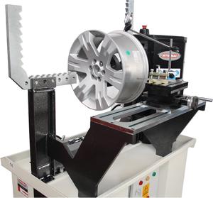 Machine de lisage hydraulique niromac. COM, lisseur de jante, avec tour et polissage, RS28 - Product Image 1