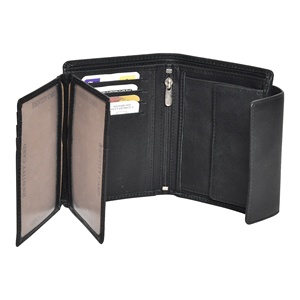Eco Friendly Classic Genuine Leather Men's <b>Wallet</b> with Durable Construction and Multiple Storage Compartments Available For Sale - Product Image 3