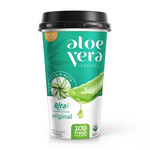 Vietnam 330ml Aloe Vera meyve suyu fincanı lal meyve ve sebze püresi meşrubat dolum makinesi çilek Mango portakal elma su bazlı maddeler