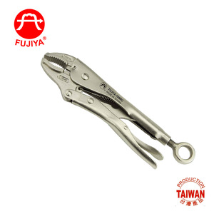 Alicate de Sujeción Industrial de Acero con Mordazas Curvas Dentadas y Bloqueo, con Soporte OEM - Product Image 2