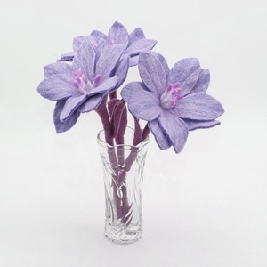 เป็นมิตรกับสิ่งแวดล้อม NZ Wool Felt ดอกไม้ของขวัญสำหรับ Home & ตกแต่งรื่นเริง,ของที่ระลึกงานฝีมือเนปาลมือ-Felted โดยช่างฝีมือสตรี - Product Image 4