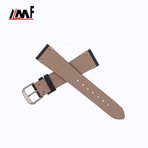 OEM et ODM Bracelet artisanal grain d'alligator personnalisé noir 18mm 20mm 22mm 24mm Bracelet de montre en cuir interchangeable - Product Image 2