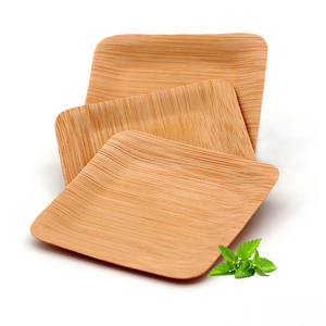 Assiettes jetables en bambou écologiques, pièces, assiettes à <span class=keywords><strong>Sushi</strong></span>, vente en gros - Product Image 1
