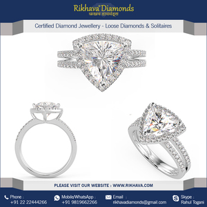 แหวนเพชรสีทอง18kt สำหรับผู้หญิง jwelery แฟชั่นดีที่สุด - Product Image 4