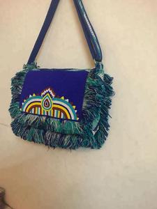 Última Colección Boho India: Bolso Tote de Mujer con Cremallera y Borlas Hechas a Mano, Estilo Bohemio, para Noche y Compras - Product Image 2
