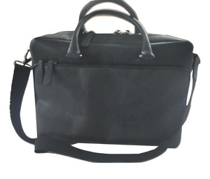 Genuine <b>Leather</b> Black <b>Laptop</b> <b>Bag</b> - Product Image 4
