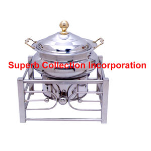 Vente directe de l'usine indienne Double horizontal U Design chauffe-plats en acier inoxydable verre hôtel utilisation en gros fabricants - Product Image 2