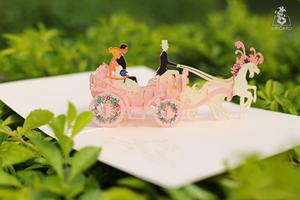 Carte d'invitation mariage en acrylique découpé au Laser, fabrication japonaise, kiigami, Pop-Up vietnamien, pour mariage, 1 pièce - Product Image 5