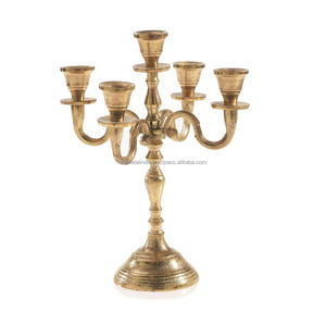 High Quality Brass <b>Candelabra</b> for Weddings Metal Canopy with Elegant Design - Product Image 3