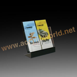 Portafolletos de acrílico personalizado, estante de exhibición de folletos - Product Image 1