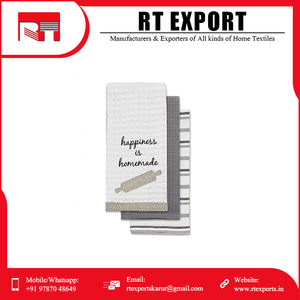 Juego de toallas de cocina de algodón 100% de alta calidad, diseño a rayas, precio al por mayor, limpieza absorbente, uso doméstico - Product Image 6