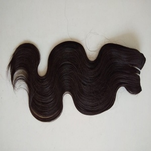 ผมต่อจากคนผมธรรมชาติอินเดียใต้มีคลิปหนีบผมแท้แบบไม่ผ่านกรรมวิธีคุณภาพไม่ผ่านกระบวนการ - Product Image 3