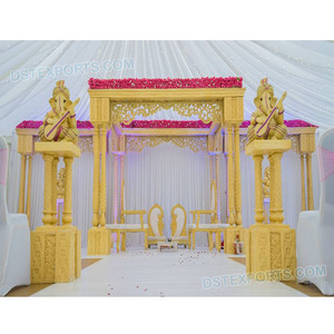 놀라운 섬유 봐 나무 <span class=keywords><strong>Mandap</strong></span> Maharaja 웨딩 나무 <span class=keywords><strong>Mandap</strong></span> 인도 나무 손 조각 Mandaps