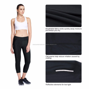 Shemax 2023 Top qualité vente chaude personnalisé en gros femmes 3D rembourré 3/4 cyclisme collants de Compression large ceinture UPF 50 + - Product Image 2