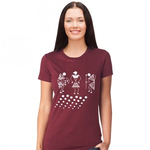 Camisetas informales de alta calidad para mujeres y niñas, camisetas de moda de algodón con logotipo impreso personalizable al por mayor en EE. UU. - Product Image 1
