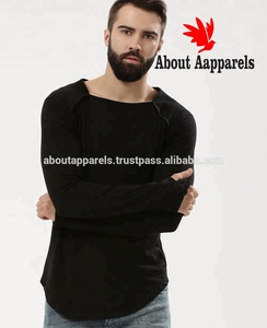 Wholesale Custom Design <b>White</b> T-<b>Shirt</b> 65% Cotton 35% Polyester New OEM Logo Quick Dry Woven Fitness <b>Long</b> Promotional Color - Product Image 2