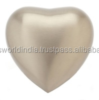 Souvenir en forme de cœur en fleurs pour crémation, fournitures pour enterrement, brasworld, inde - Product Image 6