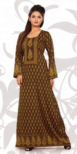 Poliéster de D E CORP CRAPE abaya impreso tela KAFTAN caftán - Product Image 6