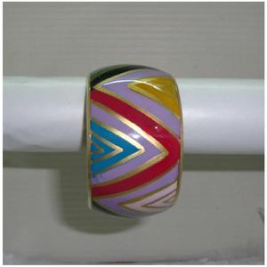 Bracelets peints à la main en laiton multicolore fait à la main de nouveau design haut de gamme - Product Image 1