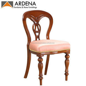 Ardena de alta calidad, estilo de boda francés Vintage, sillas de comedor de madera maciza de caoba, conjunto de muebles de comedor para apartamento - Product Image 2